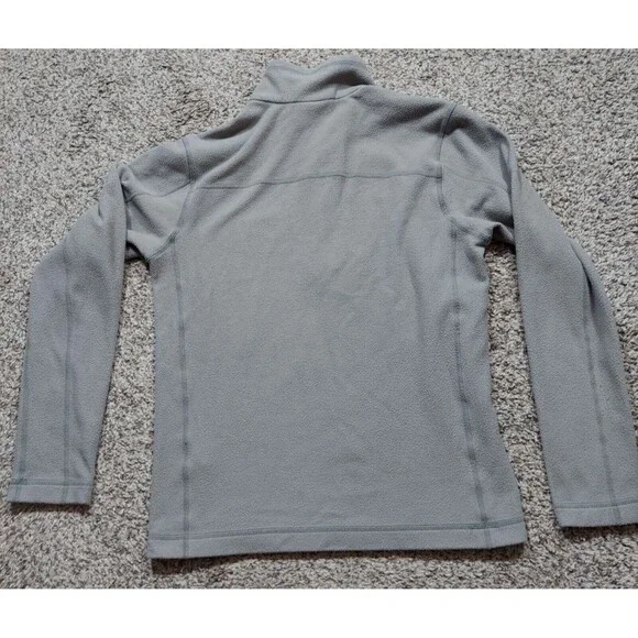 Patagonia Sweater Women's Small Gray Fleece 1/4 Zip Pullover Soft Fuzzy - Picture 4 of 6